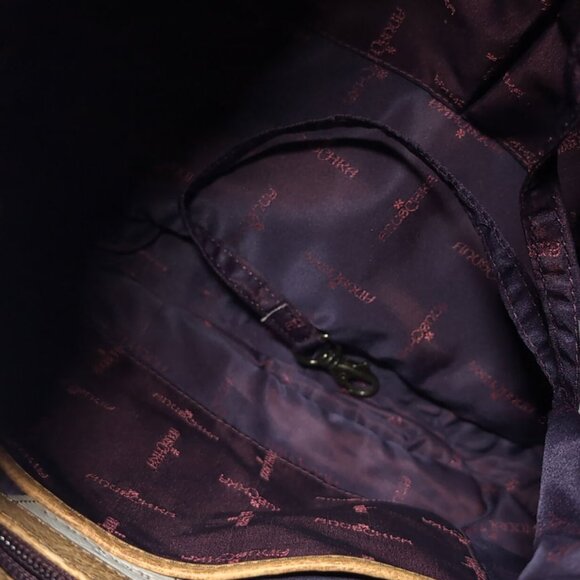 Anuschka Bags Fall Hand Painted Leather Organizer Shoulder Purse - Picture 9 of 12